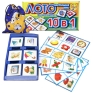 Лото детское "10 в 1" 00002 6 карточек, 36 фишек, мешочек инфо 10689a.
